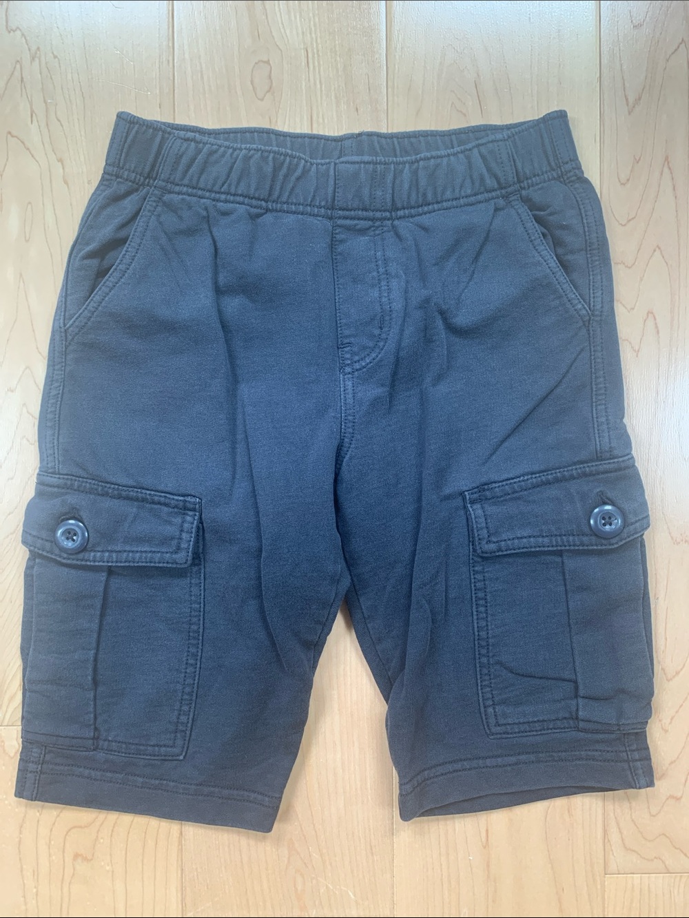 Tea Kid’s Cargo Knit Shorts - Navy Blue sz 8